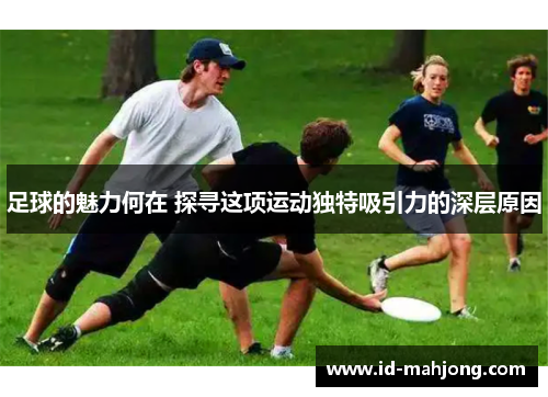 足球的魅力何在 探寻这项运动独特吸引力的深层原因